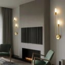 Luxusná LED Nástenná Lampa Možnosť Inštalácie Nahor aj Nadol 55 x 34,5 x 10 cm Dizajnové Osvetlenie Do Obývacej Izby a Spálne Kovové Telo 5