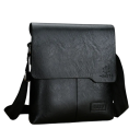 Luxusná pánska vintage taška cez rameno 22×26×5 cm Značková business crossbody taška z hnedej a čiernej syntetickej kože Elegantná taška 1