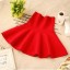Luxusné dievčenské sukne s vysokým pásom - Červená 1