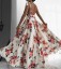 Luxusné kvetované šaty 2