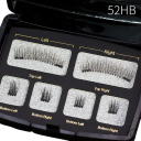 Luxusné magnetické umelé riasy 11 x 29 mm + segmenty 5 mm Sada pre prirodzený vzhľad Opakovane použiteľné riasy jednoduchá aplikácia 2