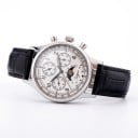 Luxusné pánske mechanické hodinky Chronograf s fázami Mesiaca a dátumom Priehľadné víčko Pouzdro 41 mm Safírové sklo Oceľ 316L 5