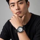 Luxusné pánske quartz hodinky Vodotesné 200 m Safírové sklo Svietiace indexy BGW9 Pouzdro 40,9 mm Pieskovaná oceľ 316L Nylonový remienok 8