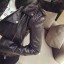 Luxusní dámská bunda motorkářského stylu - Černá 2