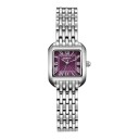 Luxusní dámské hodinky s hranatým pouzdrem 24 x 29 mm Římské číslice Quartz strojek Nerezová ocel Článkový náramek Voděodolné 30 m 15