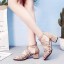 Luxusní dámské sandály s kamínky 8
