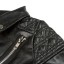Luxusní dívčí bunda z umělé kůže - Černá 2
