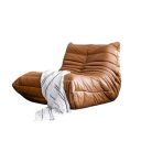 Luxusní křeslo s netradičním designem 75 x 95 x 80 cm umělá kůže polstrované moderní sedací křeslo pro relaxaci do obývacího pokoje 6