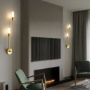 Luxusní LED Nástěnná Lampa Možnost Instalace Nahoru i Dolů 55 x 34,5 x 10 cm Kovové Tělo Designové Svícení Do Obývacího Pokoje a Ložnice 5