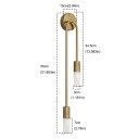 Luxusní LED Nástěnná Lampa Možnost Instalace Nahoru i Dolů 55 x 34,5 x 10 cm Kovové Tělo Designové Svícení Do Obývacího Pokoje a Ložnice 3