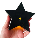 Luz de noite musical LED com figurinha de estrela Lâmpada de mesa recarregável por USB Decoração luminosa com som Presente de Natal para crianças 4
