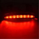 Luz de travão LED para guarda-lamas traseiro de motociclo para determinados modelos Harley-Davidson Sportster Formato curvado Suportes 3