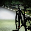 Luz delantera para bicicleta 4 x 4 x 1,8 cm COB LED 130 lm USB-C recargable IPX45 Lámpara de ciclismo impermeable 3 modos Batería de larga 8