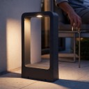 Luz LED de Jardim Exterior 15 W COB Branco Quente 3000 K 40 cm Poste de Alumínio DC 12 V Preto À Prova de Água para Jardim e Pátio de Vila 2