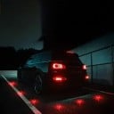 Luz LED de Sinalização 1 un. USB recarregável Disco magnético a piscar 10 cm Bateria 650 mAh 9 modos Luz de emergência laranja para automóvel 3
