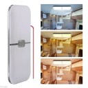 Luz LED de techo para caravanas YC-FC03 Interruptor táctil regulable tres temperaturas de color 30 x 13 x 2 cm Máscara acrílica y COB 12 a 80 V Blanca 2