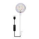 Luz LED para acuario Iluminación mini a prueba de agua para plantas acuáticas Accesorios para acuarios pequeños y decorativos de vidrio de 2 a 2