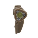 Luz LED para casco con 3 modos de iluminación Tiempo de funcionamiento 100 minutos Iluminación de seguridad compacta Sin pilas Adecuada para ciclismo y senderismo 4