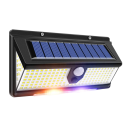Luz LED solar 190 LED IP65 Luz de parede exterior à prova de água com sensor de movimento 4 modos de iluminação Lâmpada decorativa de jardim 2