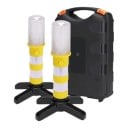 Luzes LED de Aviso 2 pcs Luzes de Emergência Telescópicas 17 cm Magnéticas com Suporte Faixas Reflexivas Na Mala Para o Carro 7
