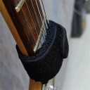 Lyddæmper til guitar, ukulele og basguitar 185 x 70 cm Sort bomuldsbånd med velcro Dæmpningsbånd til 7 til 10 strenge Antivibrationsudstyr 3