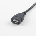 Λυγισμένος αντάπτορας Micro USB σε USB 2.0 3
