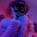 Lysende festmaske 4