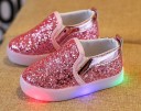 Lysende slip-on sneakers til piger 2