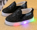 Lysende slip-on sneakers til piger 3