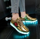Lysende sneakers til piger med roser 3