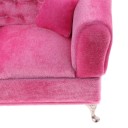 Lyserød sofa til en dukke 3
