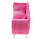 Lyserød sofa til en dukke 6