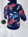 Lyxig damjacka med blommor J1364 3