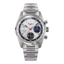 Lyxiga herrmekaniska klockor Chronograf med manuell uppdragning Transparent baksida Kapsel 38 mm Safirglas Rostfritt stål 316L Stålarmband 17