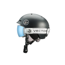 Lyžařské brýle Unisex UV400 Plast Nemlžící s Nápisem Vector Růžové Komfortní Outdoor Sport Bezpečné Vidění 5