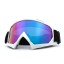 Lyžařské větruodolné brýle s ochranou UV400 se zrcadlovým filtrem Zrcadlové brýle na lyže a snowboard proti zamlžení 18,5 x 5,7 cm 1