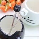 Łyżeczka do herbaty z kotem dla miłośników kotów Do mieszania kawy i herbaty Owalna miska Lśniąca stal nierdzewna Długość 14,5 cm Ozdobna 3