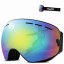 Lyžiarske okuliare so zrkadlovým efektom Okuliare na lyžovanie a snowboard s ochranou UV400 pre mužov aj ženy Lyžiarske okuliare na helmu proti zahmlievaniu 14