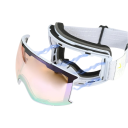 Lyžiarske okuliare Unisex UV400 Plast Nemlžujúce s Nápisom Vector Šedé Komfortné Outdoor Šport Bezpečné Videnie Štýlové 4