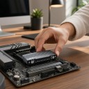 M.2 SSD -jäähdytin 78 x 23 x 10 mm 2280 NVMe- ja NGFF-levyille, joissa on jäähdytyselementit ja lämmönjohtavuus 237 W/mK harmaan mustassa värissä 8