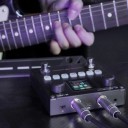M-VAVE multifunkčný efektový pedál pre gitaru a basgitaru Vestavaná batéria 80 presetov 6 modulov skreslenia modulácie delay reverb EQ 2