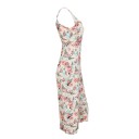 Macacão de Verão Feminino com Padrão Floral J1363 6