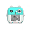 Macchina fotografica per bambini con stampa istantanea 1080p Stampa termica su carta Display IPS da 2,4" Ricarica USB Batteria da 800mAh Include 3 rotoli di carta e cordino 3