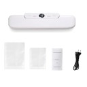 Macchina per il sottovuoto per alimenti Saldatrice sottovuoto ricaricabile con cavo USB Display LCD Sigillatura sottovuoto Macchina per alimenti con 10 sacchetti per sottovuoto di cibi 2