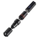 Macchina per tatuaggi wireless con alimentatore e cavo con interfaccia RCA Penna per tatuaggi wireless con impugnatura antiscivolo e batteria da 2400 mAh 16 x 2,9 cm 2
