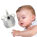 Macchina portatile per far addormentare i bambini con spegnimento programmato, 3 melodie con rumore bianco, motivo koala, ABS, 12 x 10 x 9 cm 2