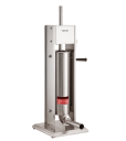 Macchina verticale per salsicce 3 l Riempitrice manuale per salsicce in acciaio inossidabile Macchina per riempire salsicce con 4 tubi di riempimento 31 x 52 cm 2