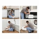 Maceratorpumpe 350 W Durchfluss 6000 l/h Förderhöhe 7 m 3 Wasseranschlüsse Weiße Abwasserpumpe für Abwasser aus Badezimmer und Küche 7