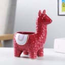 Maceta decorativa con forma de llama 3