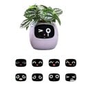 Maceta inteligente autorriego con pantalla, más de 49 expresiones y 7 sensores, 11,4 × 10 × 9,6 cm, chips de IA, Wi-Fi, para plantas 8